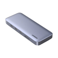 Адаптер Ugreen 70305 CM280 9in1 Type-C До HDMI/VGA/DP 3USB3.0 PD100W SD/TF DC5V／2A для HUAWEI Mate40/P50 Samsung S20 цена и информация | Адаптеры и USB разветвители | 220.lv