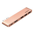 Адаптер Ugreen 70406 5in1 Thunderbolt3 HDMI 3USB3.0 для MacBookPro/Air