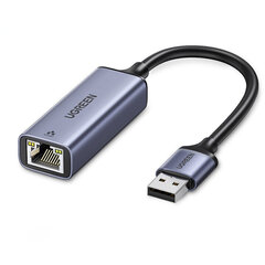 Adapteris UGREEN 50921 USB Uz RJ45 100mbps Alumīnija sakausējums цена и информация | Адаптеры и USB разветвители | 220.lv