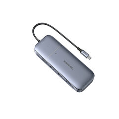 Адаптер Портативный жесткий диск Ugreen 40112 CM296 M.2 SATA Type-C До HDMI 3USB3.0 PD100W для HUAWEI Mate40/P50 Samsung S20 цена и информация | Адаптеры и USB разветвители | 220.lv