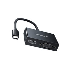 Адаптер Ugreen 50251 Type-C До HDMI VGA для HUAWEI Mate40/P50 Samsung S20 цена и информация | Адаптеры и USB разветвители | 220.lv