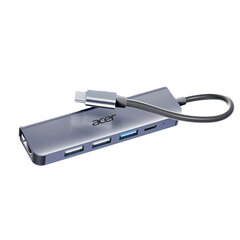 Adapteris Acer HY41-T5 5in1 Type-C Uz 3USB PD HDMI par HUAWEI Mate40/P50 Samsung S20 цена и информация | Адаптеры и USB разветвители | 220.lv