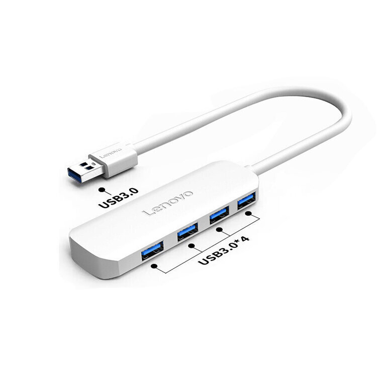 Adapteris Lenovo A601 4in1 USB Uz 4USB3.0 0.25m cena un informācija | Adapteri un USB centrmezgli | 220.lv