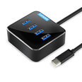 Adapteris Lenovo C603 4in1 Type-C Uz 4USB3.0 HUB par HUAWEI Mate40/P50 Samsung S20