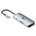 Адаптер Lecoo LKC1309H 6in1 Type-C До 2USB3.2 HDMI SD/TF Type-C для HUAWEI Mate40/P50 Samsung S20