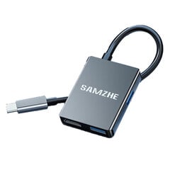 Адаптер Samzhe GT4K 4in1 Type-C До HDMI PD 2USB3.0 для HUAWEI Mate40/P50 Samsung S20 цена и информация | Адаптеры и USB разветвители | 220.lv