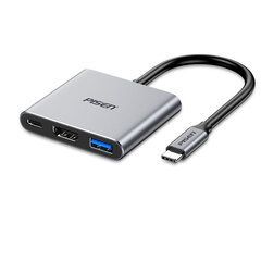 Adapteris PISEN PGM-HB07 3in1 Type-C Uz HDMI USB3.0 PD100W par HUAWEI Mate40/P50 Samsung S20 cena un informācija | Adapteri un USB centrmezgli | 220.lv