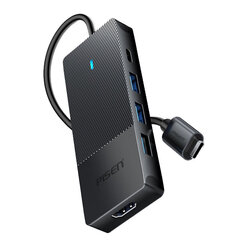 Adapteris PISEN NJ-TC03 5in1 Type-C Uz HDMI 3USB3.0 PD100W par HUAWEI Mate40/P50 Samsung S20 cena un informācija | Adapteri un USB centrmezgli | 220.lv