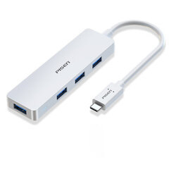 Adapteris PISEN J-HB4001 4in1 Type-C Uz 4USB3.0 par HUAWEI Mate40/P50 Samsung S20 cena un informācija | Adapteri un USB centrmezgli | 220.lv