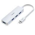 Adapteris PISEN J-HB4001 4in1 Type-C Uz 4USB3.0 par HUAWEI Mate40/P50 Samsung S20