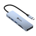 Адаптер Biaze HUB6 6in1 Type-C До USB3.0 USB2.0 PD60W SD/TF HDMI для HUAWEI Mate40/P50 Samsung S20
