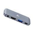 Adapteris BIAZE R31 4in1 Type-C Uz USB3.0 PD60W HDMI AUX 3.5mm par HUAWEI Mate40/P50 Samsung S20 iPad Pro