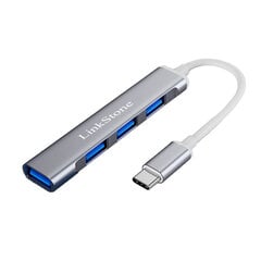 Адаптер LinkStone C330A 4in1 Type-C До 3USB2.0 USB3.0 для HUAWEI Mate40/P50 Samsung S20 цена и информация | Адаптеры и USB разветвители | 220.lv