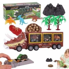 Kravas automašīna ar mūziku Dino - brūna цена и информация | Игрушки для мальчиков | 220.lv