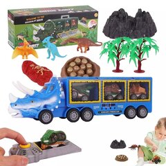 Kravas automašīna Dino ar mūziku — zila cena un informācija | Rotaļlietas zēniem | 220.lv