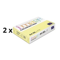 Krāsains papīra attēls Krāsa, A4, 80 GSM, 500 lappuses, Florida / Lemon Yellow Pack 2 gab. cena un informācija | Burtnīcas un papīra preces | 220.lv