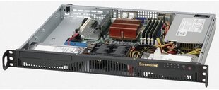 SERVERA ŠASIJA 1U 350W BLACK/CSE-512F-350B1 SUPERMICRO cena un informācija | Iekšējie cietie diski (HDD, SSD, Hybrid) | 220.lv