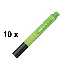 Senider Shneider Link-It 0,4 mm, īss zaļš korpuss, melnā tintes iepakojums 10 gabals. цена и информация | Письменные принадлежности | 220.lv
