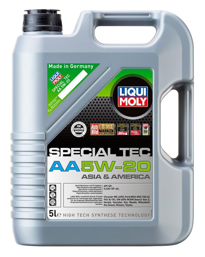 Liqui Moly Special Tec AA 5 5W20 motoreļļa, 5 L cena un informācija | Motoreļļas | 220.lv