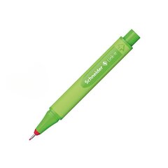 Pildspalva Schneider Link-It 0,4 mm, īss zaļš korpuss, sarkana tintes pakete 10 gabali. cena un informācija | Rakstāmpiederumi | 220.lv