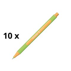 Pildspalva Schneider sastāvs 0,4 mm, zaļš korpuss, neona apelsīna tintes pakotne 10 gabali. цена и информация | Письменные принадлежности | 220.lv
