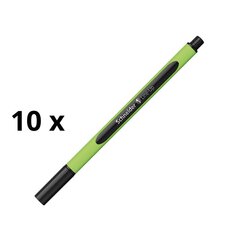 Pen Schneider Line-Up 0,4 мм, зеленый корпус, черные чернила 10 ПК. цена и информация | Письменные принадлежности | 220.lv