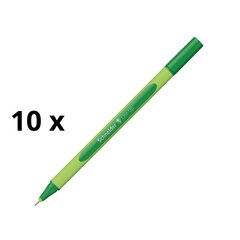 Pildspalva Schneider sastāvs 0,4 mm, zaļš korpuss, zaļās tintes 10 gabali. цена и информация | Письменные принадлежности | 220.lv