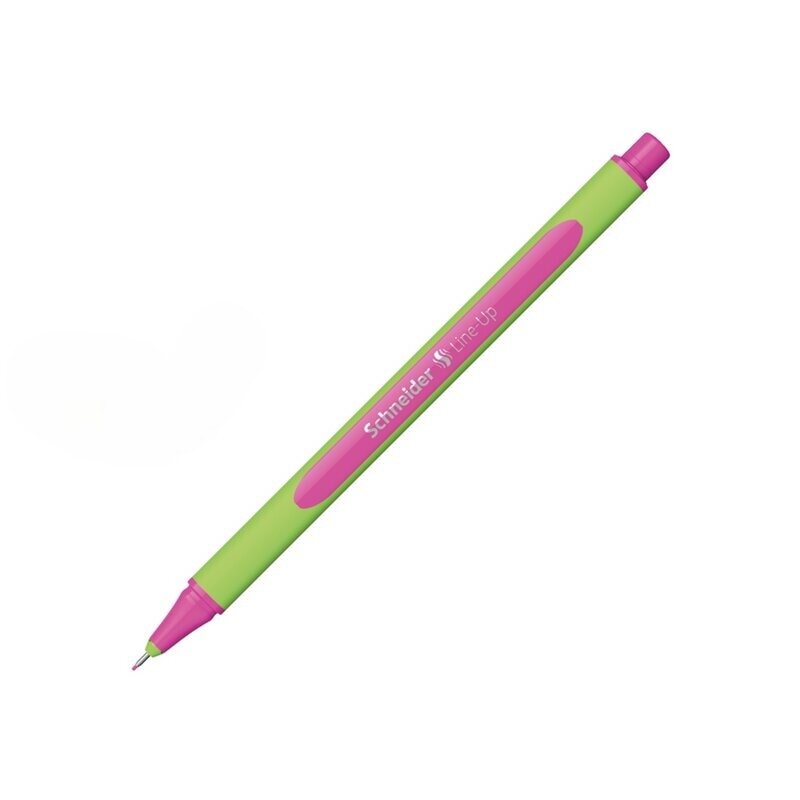 Pildspalva Schneider sastāvs 0,4 mm, zaļš korpuss, rozā tintes 10 gab. cena un informācija | Rakstāmpiederumi | 220.lv