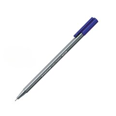 Одноразовая ручка Statetler Triplus Fineliner 334, 0,3 мм, синяя упаковка из 10 штук. цена и информация | Письменные принадлежности | 220.lv
