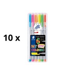 Pildspalvas Triplus ™ neona krāsu komplekts, 0,3 mm iepakojums 10 gab. cena un informācija | Rakstāmpiederumi | 220.lv