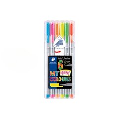 Falt Pertopic-Tipo Perse Set of Staedtler Triplus ™ Neon Colors, 0,3 мм пакета из 10 шт. цена и информация | Письменные принадлежности | 220.lv