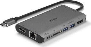 DST-Mini XT, USB-C Laptop Mini Docking Station, 43323 LINDY цена и информация | Адаптеры и USB разветвители | 220.lv