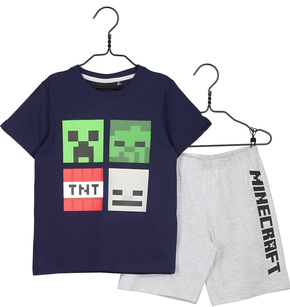 Minecraft bērnu īsā pidžama cena un informācija | Zēnu pidžamas, halāti | 220.lv