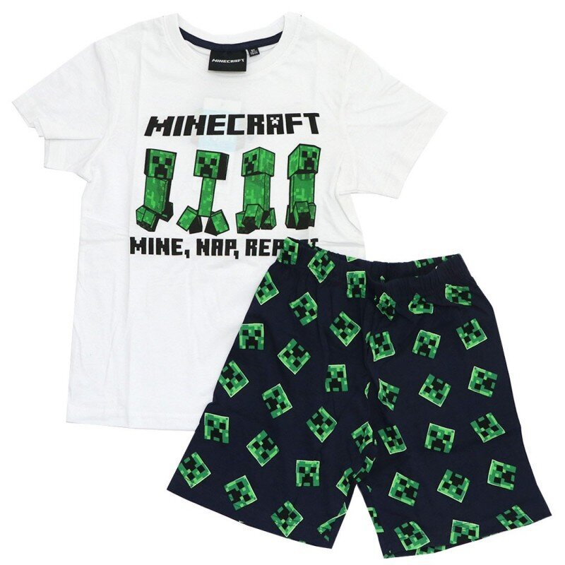 Minecraft bērnu īsā pidžama cena un informācija | Zēnu pidžamas, halāti | 220.lv