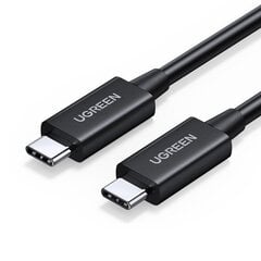 Adapteris UGREEN 30691 US507 Type-C Uz 5A 0.8m PD100W Thunderbolt3 FRPE par HUAWEI Mate40/P50 Samsung S20 cena un informācija | Savienotājkabeļi | 220.lv