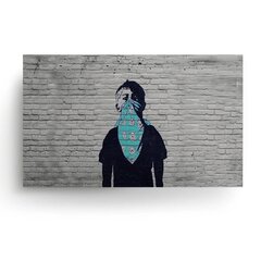 Sienas plakāts Banksy Graffiti Boy Interjera dekors - 60 x 43 cm цена и информация | Картины | 220.lv