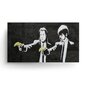 Sienas plakāts Banksy Graffiti filmas ainas retro interjera dekors - 100 x 71 cm cena un informācija | Gleznas | 220.lv