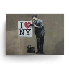 Настенный плакат Banksy граффити Нью-Йорк Декор интерьера - 60 х 43 см цена и информация | Картины | 220.lv