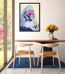 Sienas plakāts Gorilla maskā Interjera dekors - 100 x 71 cm цена и информация | Картины | 220.lv