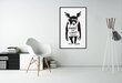 Sienas plakāts Banksy Graffiti Funny Monkey interjera dekors - 120 x 83 cm cena un informācija | Gleznas | 220.lv