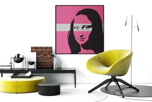 Sienas plakāts Banksy Graffiti Mona Lisa interjera dekors - 100 x 100 cm cena un informācija | Dekoratīvās uzlīmes | 220.lv
