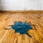 Vinila grīdas uzlīme 3D jūras iluminatora bērnu istabai — 120 x 73 cm cena un informācija | Dekoratīvās uzlīmes | 220.lv