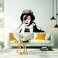 Vinila sienas uzlīme Karaliene kronī Stilīgs interjera dekors - 120 x 91 cm cena un informācija | Dekoratīvās uzlīmes | 220.lv