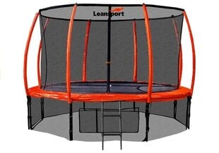Батут Lean Sport 427 см, черно-оранжевый цена и информация | Батуты | 220.lv