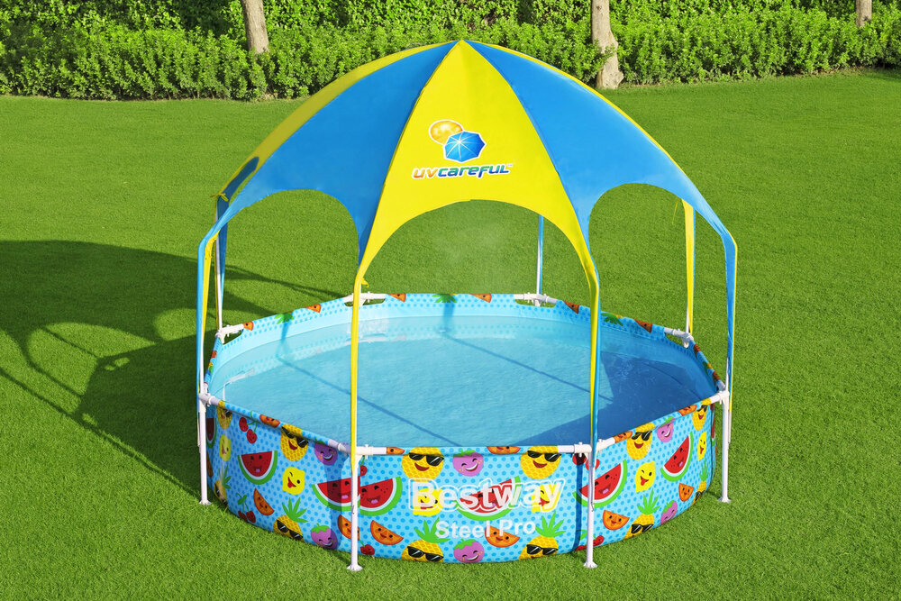 Bestway baseins "Splash-in-Shade" 2,44 m x 51 cm, 56432 цена и информация | Baseini | 220.lv