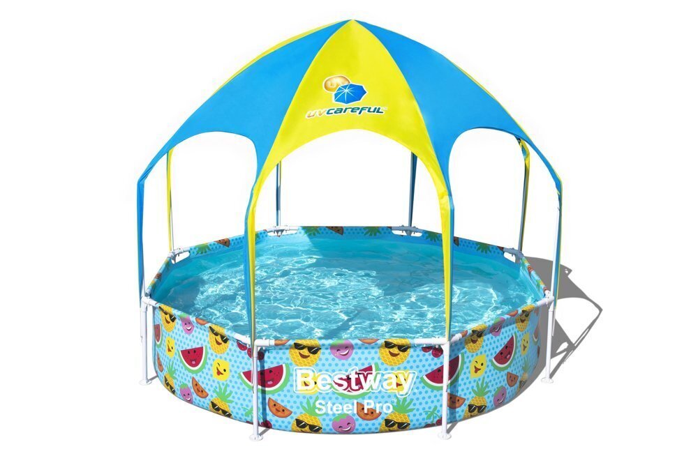 Bestway baseins "Splash-in-Shade" 2,44 m x 51 cm, 56432 цена и информация | Baseini | 220.lv