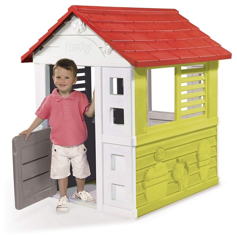 Bērnu dārza māja, Smoby cena un informācija | Bērnu rotaļu laukumi, mājiņas | 220.lv