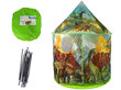Bērnu telts ar dinozauriem, zaļa cena un informācija | Bērnu rotaļu laukumi, mājiņas | 220.lv