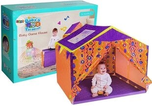 Bērnu telts, violeta/oranža cena un informācija | Bērnu rotaļu laukumi, mājiņas | 220.lv