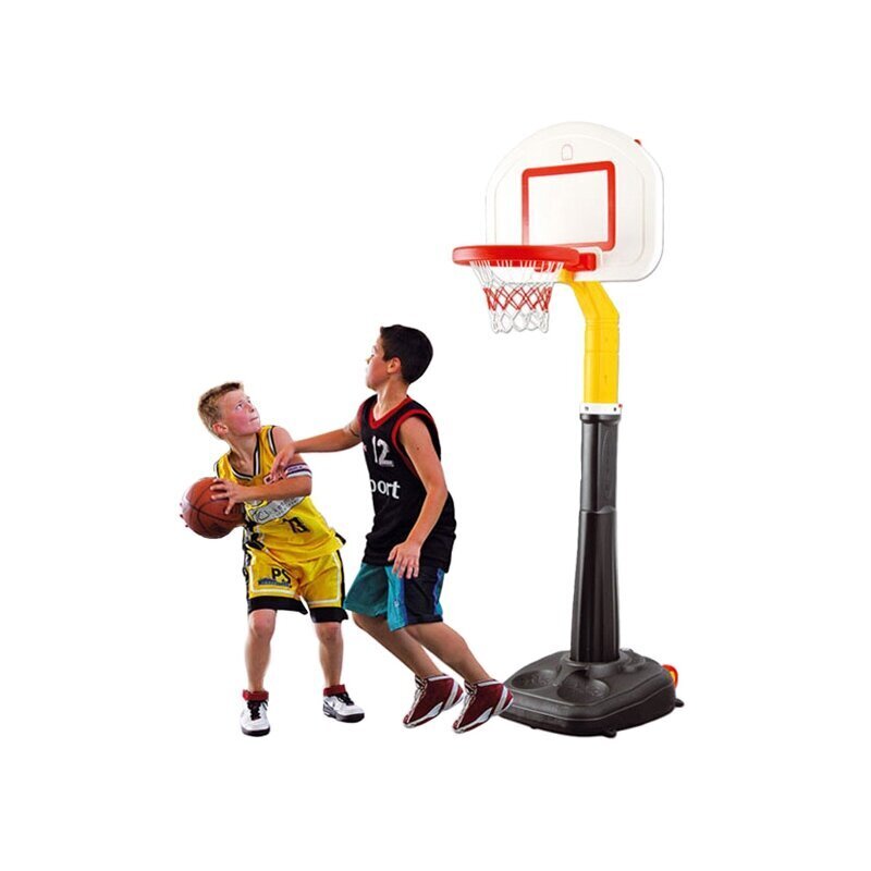 Liels regulējams basketbola stends 145-231 cm ar groziem WOOPIE cena un informācija | Basketbola statīvi | 220.lv